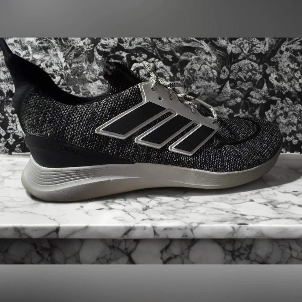 Adidas Black and White Sneakers with Sleek Design